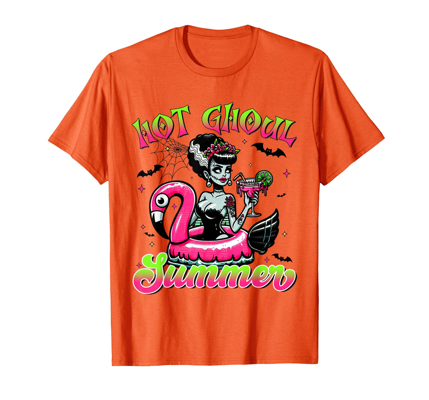 Hot Ghoul Summer Halloween Beach Vibes Aesthetic T-Shirt