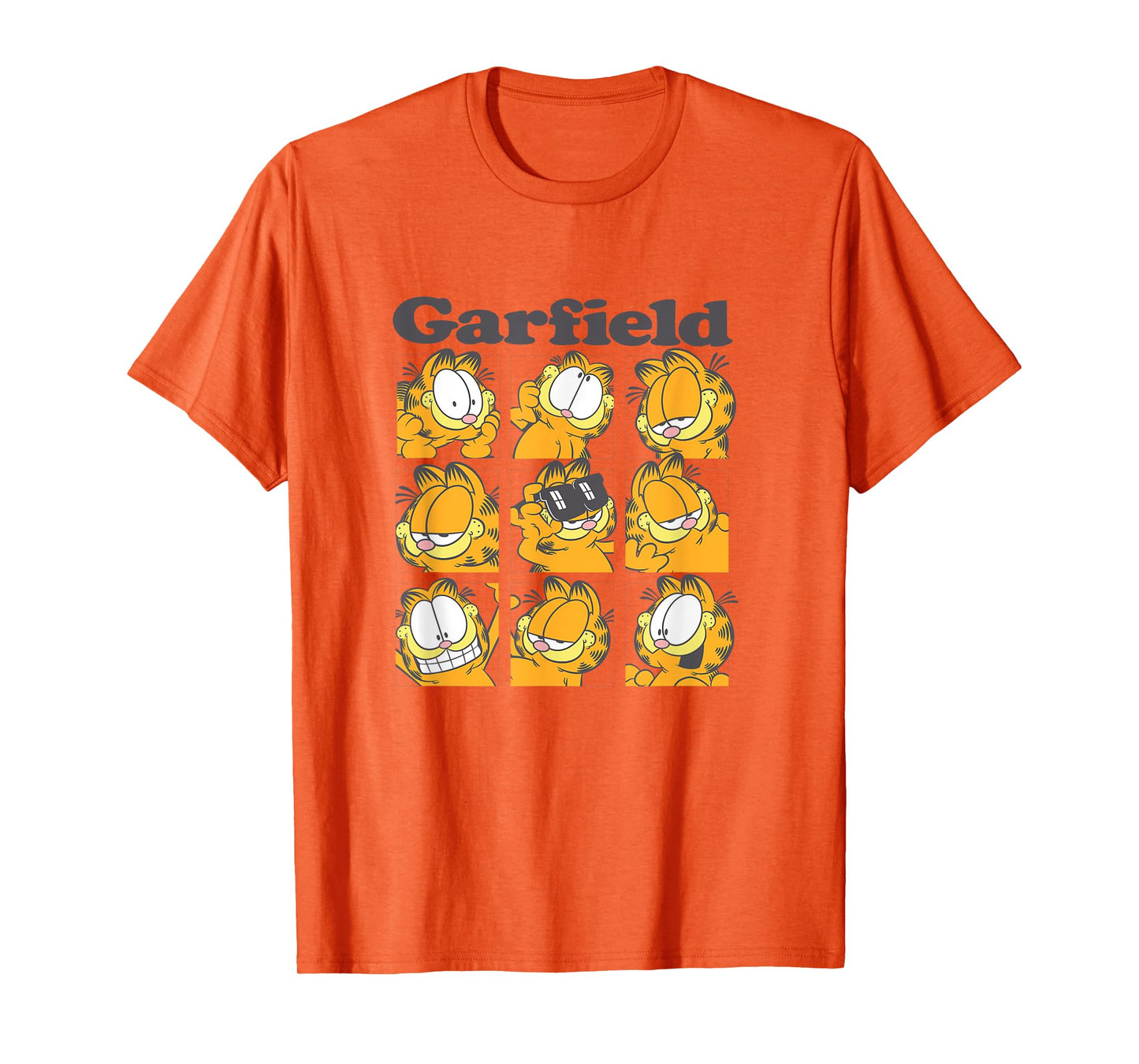 Garfield The Many Emotions Of Garfield Box Up T-Shirt