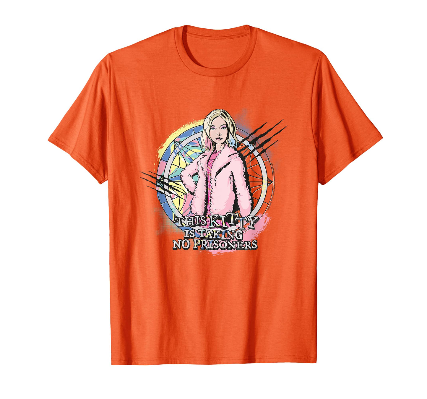 Wednesday This Kitty Is Taking No Prisoners Enid Logo T-Shirt