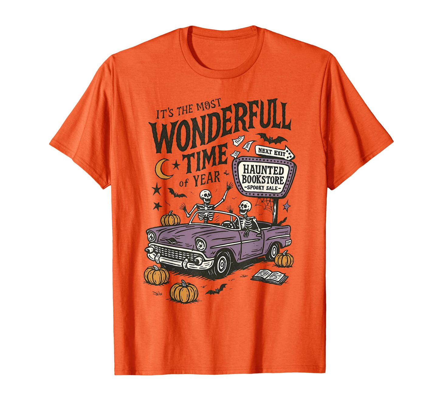 It's The Most Wonderful Time Of Year Halloween Skeleton T-Shirt