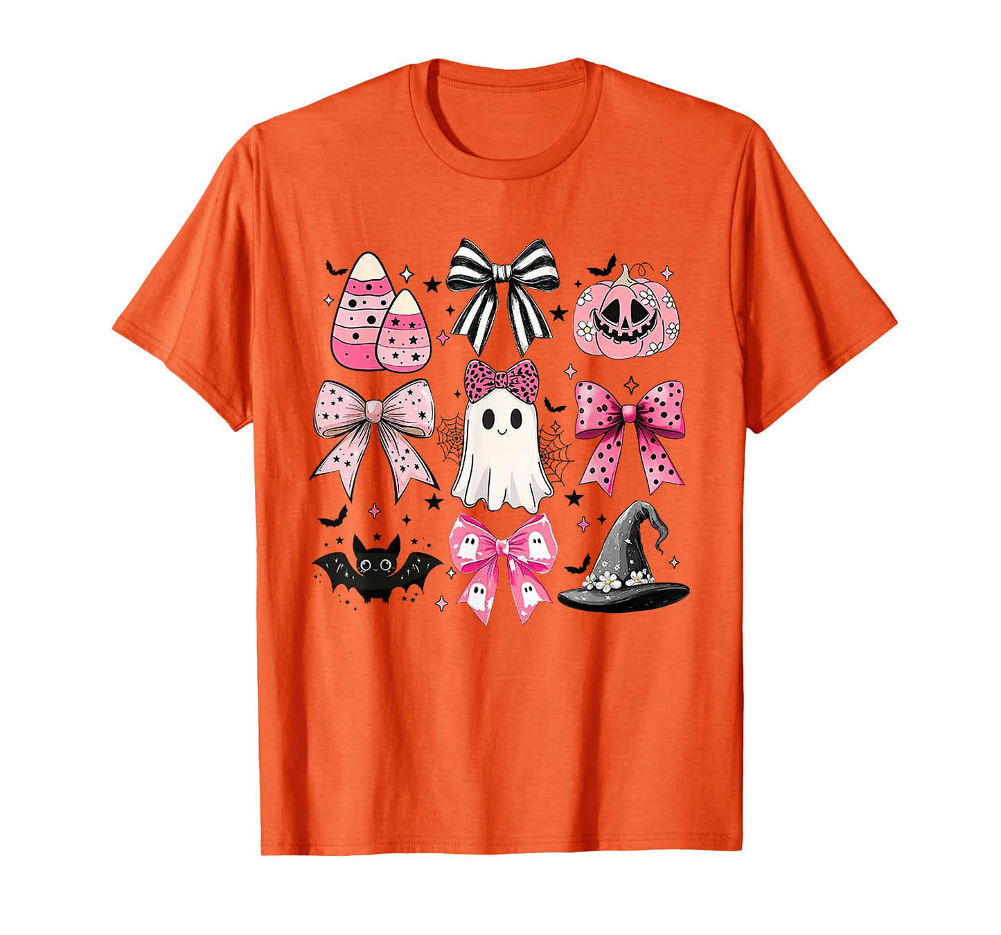 Halloween Costume Ghost Boo Funny Coquette Bow T-Shirt
