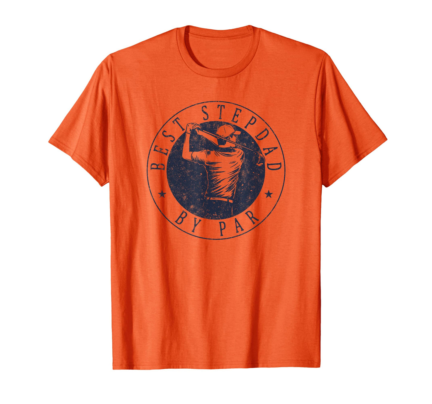 Best Stepdad By Par Funny Golf Tee Father's Day Stepfather T-Shirt