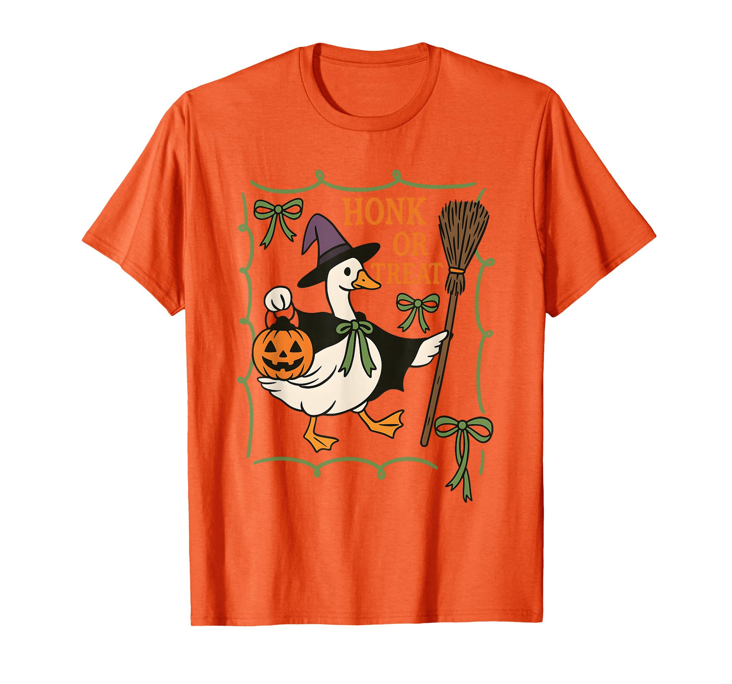 Toddler Goose Halloween Honk or Treat, Funny Spooky Vibes T-Shirt