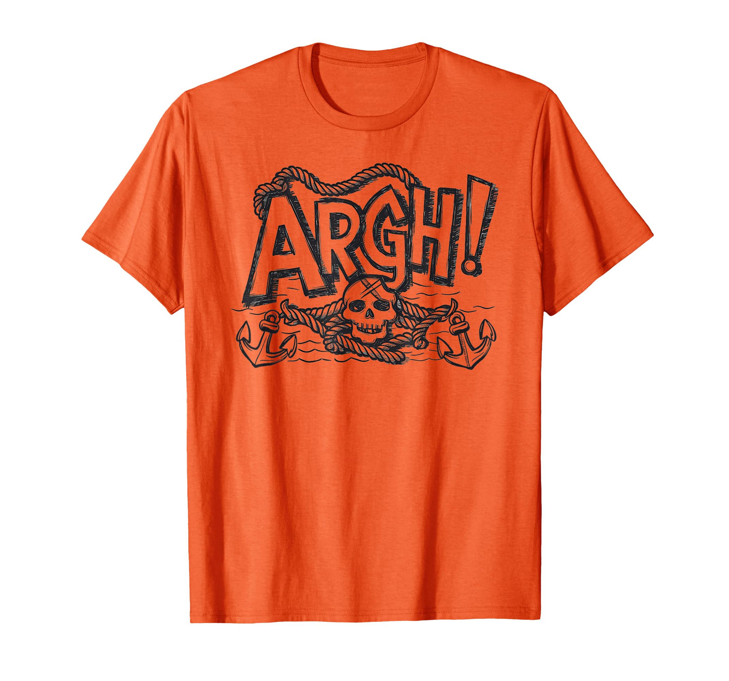 Fun ARGH Pirate Style Pirate Costume ARGH Pirate T-Shirt