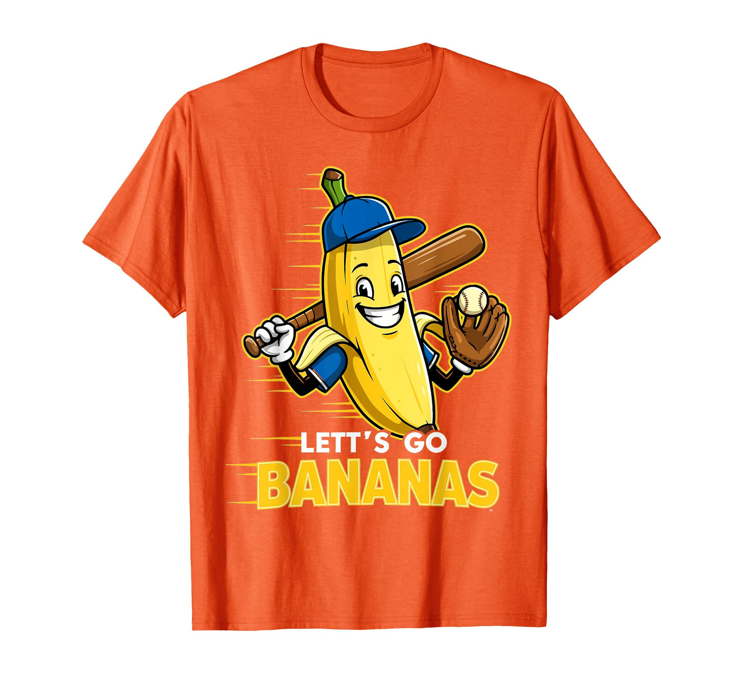 Funny Banana Shirts Gift Fruit Lovers Boys Lets Go Bananas T-Shirt