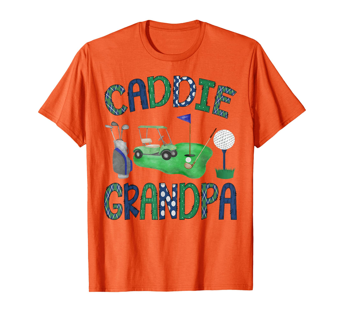 Caddie Grandpa Hole in One Birthday Golf Lover Party T-Shirt