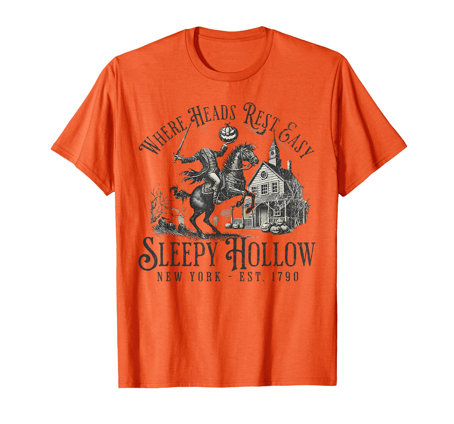 Headless Horseman Sleepy Hollow Jack O Lantern Halloween T-Shirt