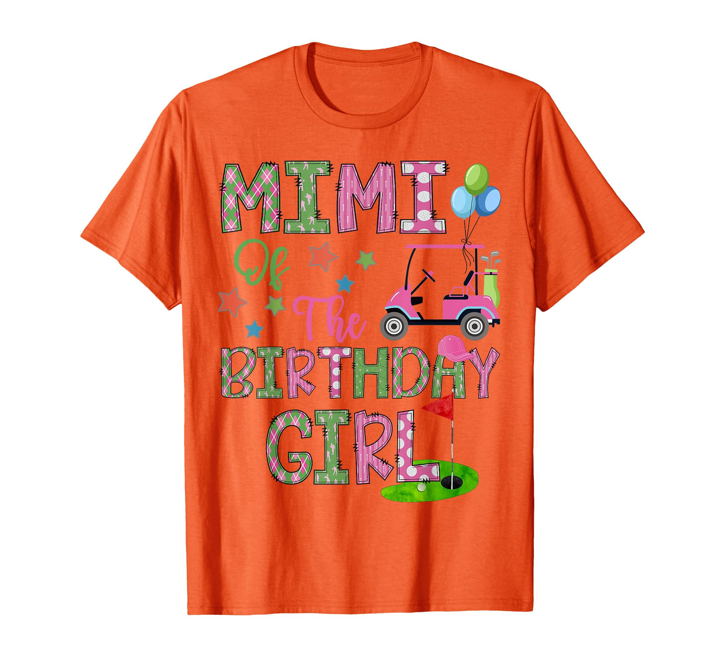 Mimi Of The Birthday Girl Hole In One Golf 1St Bday T-Shirt