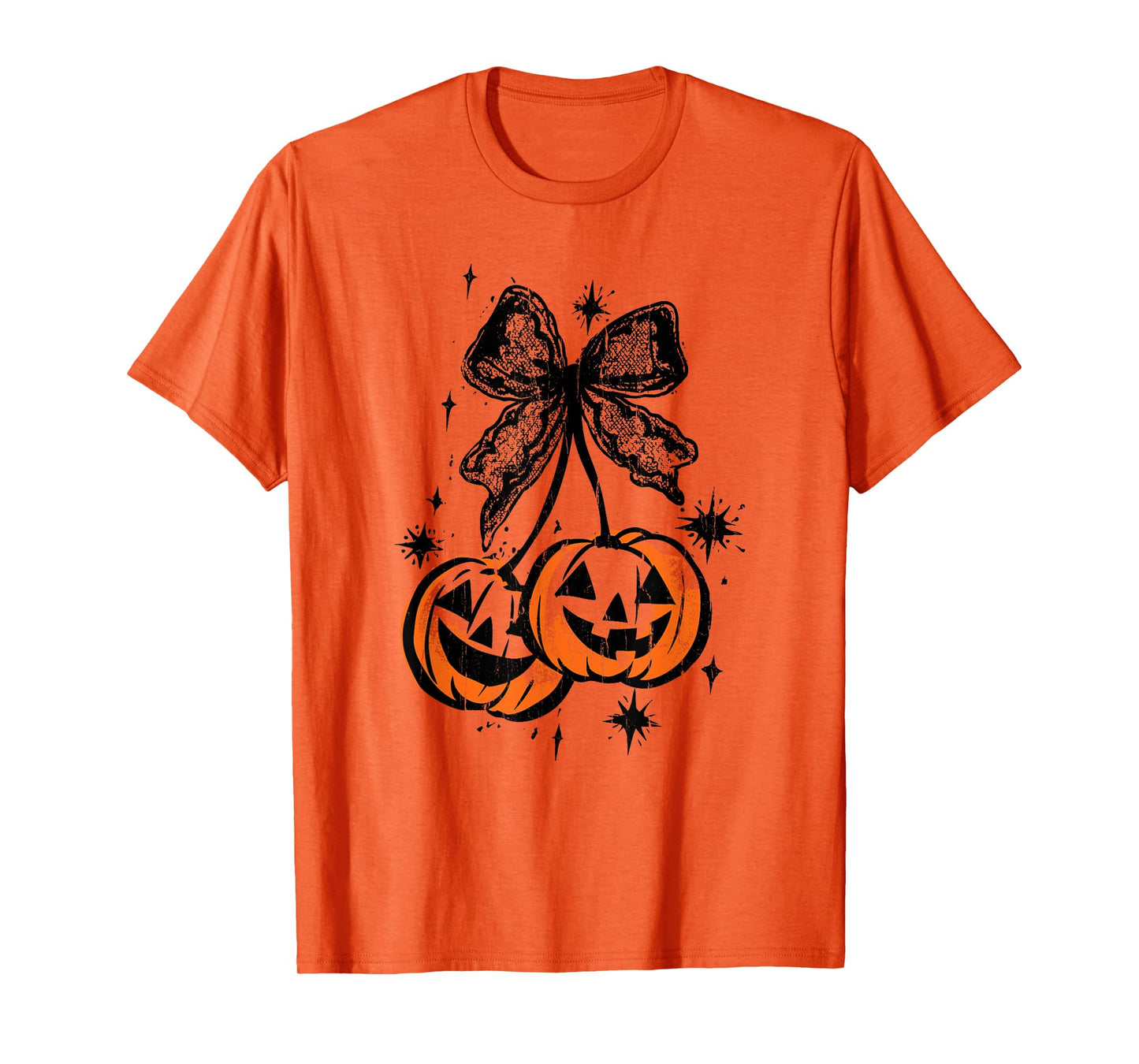Cherries Pumpkin, Pumpkin Season, Cherries Pumpkin Halloween T-Shirt