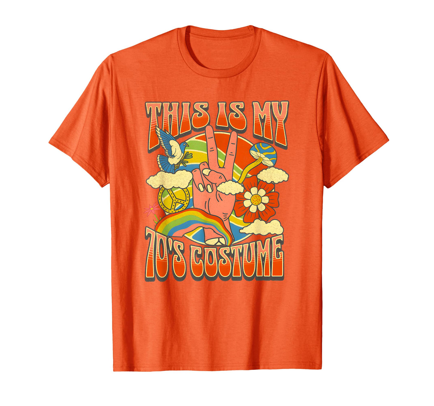 This Is My 70s Costume 70 Styles Groovy 70's Halloween 1970s T-Shirt