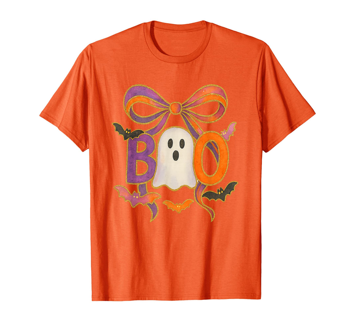 Coquette Boo Cute Ghost Spooky Funny Halloween Men Women Kid T-Shirt