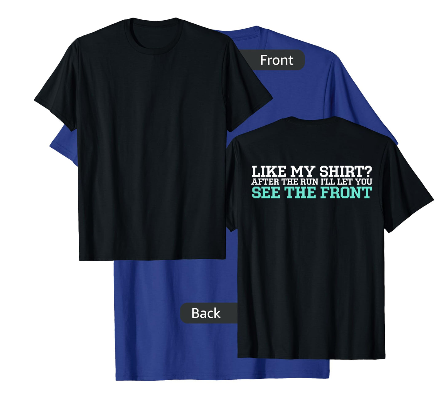 Cross Country Running Shirt With Back Print - Funny XC Shirt