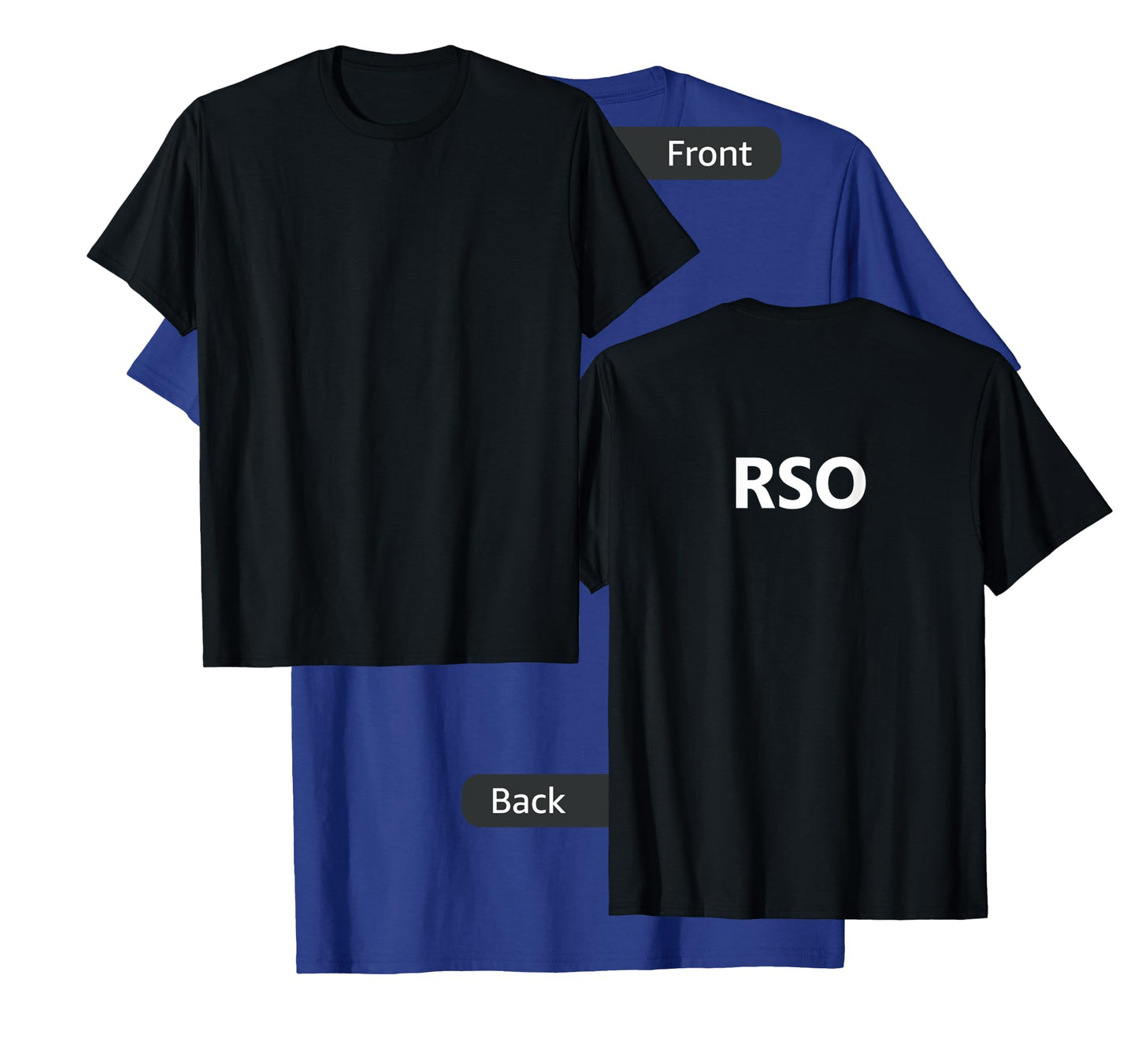 Range Safety Officer RSO Gun Job Employee (BACK PRINT) T-Shirt