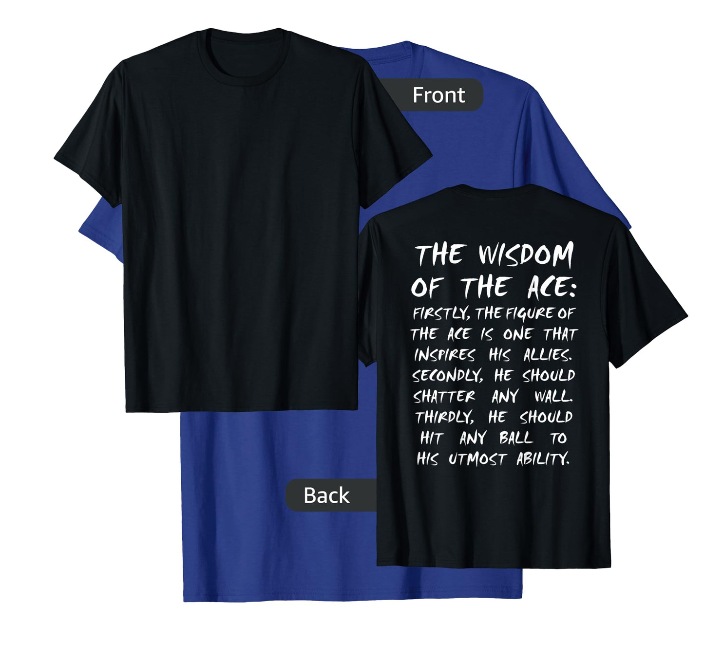 Ace Owl Volleyball Wisdom Anime Manga Cosplay T-Shirt