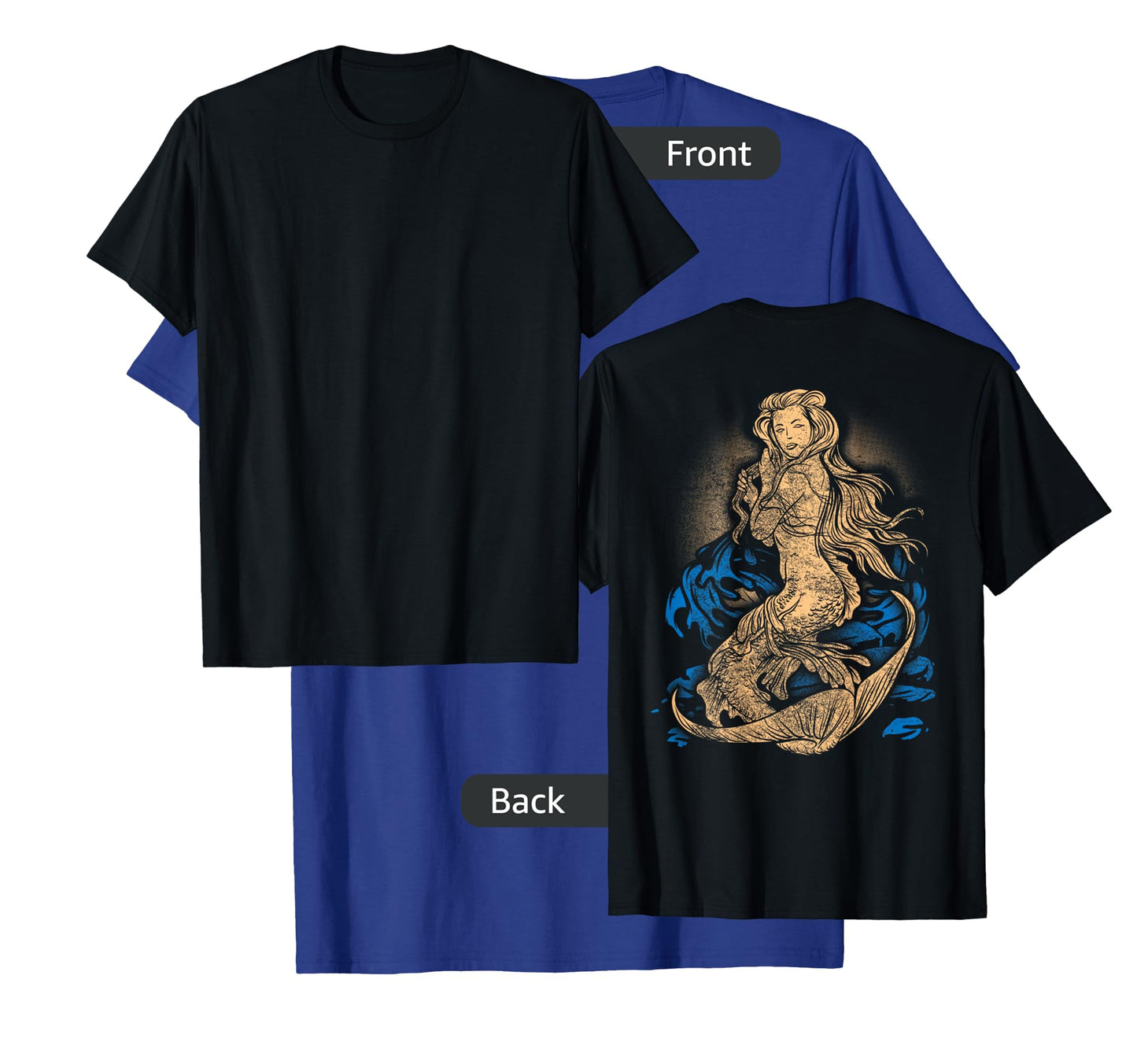 Mermaid Tattoo Shirt Vintage Pin Up Girl Soldier Sailor