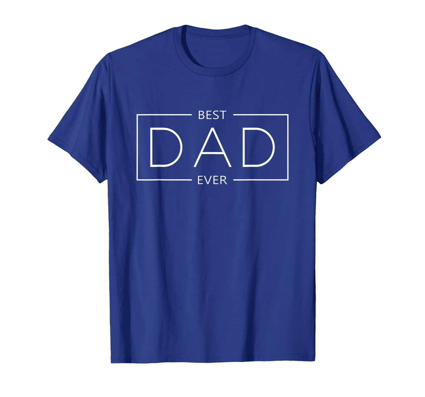 Proud Dad Happy Father's day Best Dad Ever T-Shirt, Small, Black