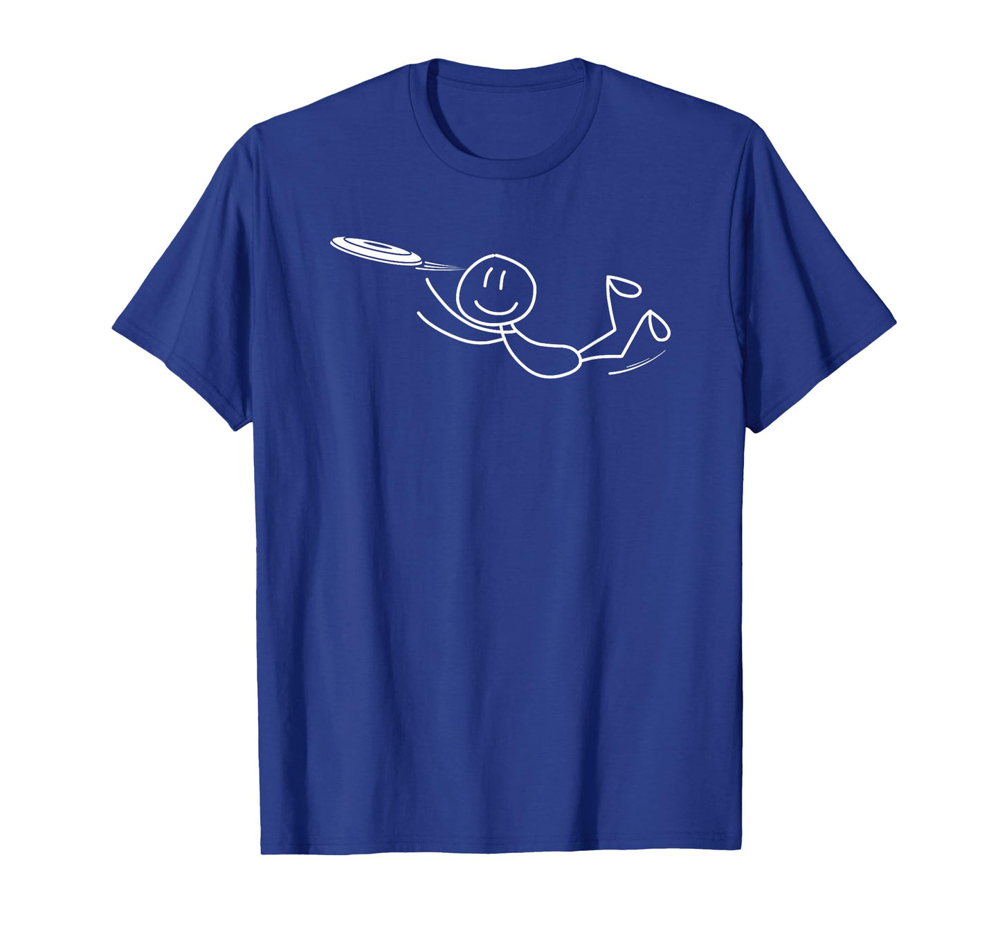 Frisbee Stickman Disc Golf Funny Ultimate Frisbee Game T-Shirt