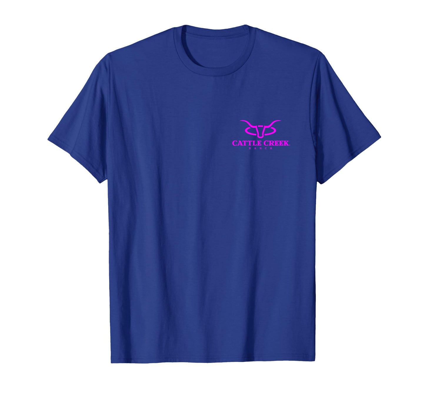 Cattle Creek Original Ranching Pink Logo T-Shirt