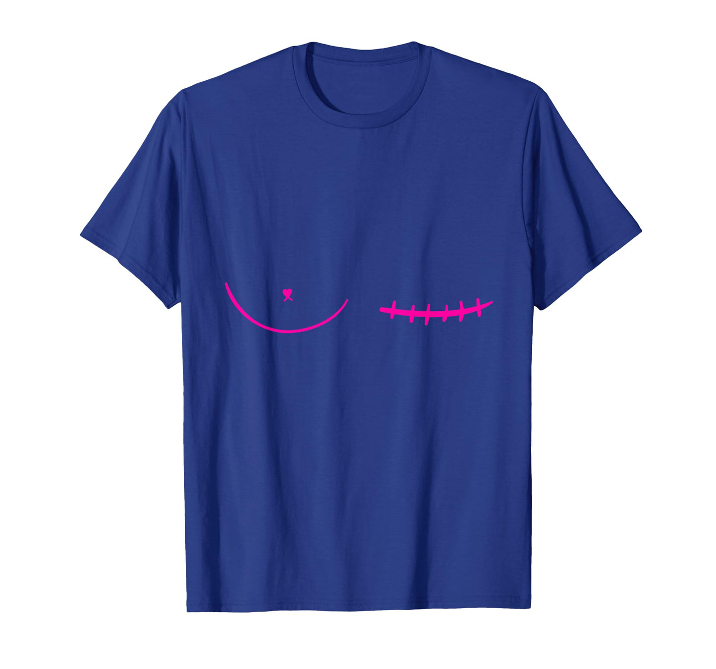 Left Mastectomy Scar Breast Cancer Survivor T-Shirt