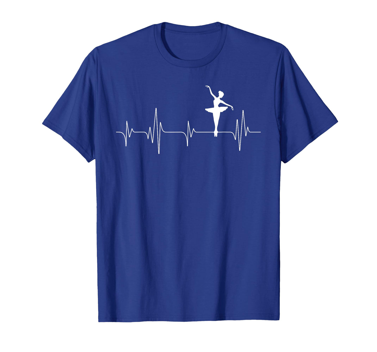 Ballerina Dancing Heartbeat - Ballet Dancer Barre Pointe T-Shirt