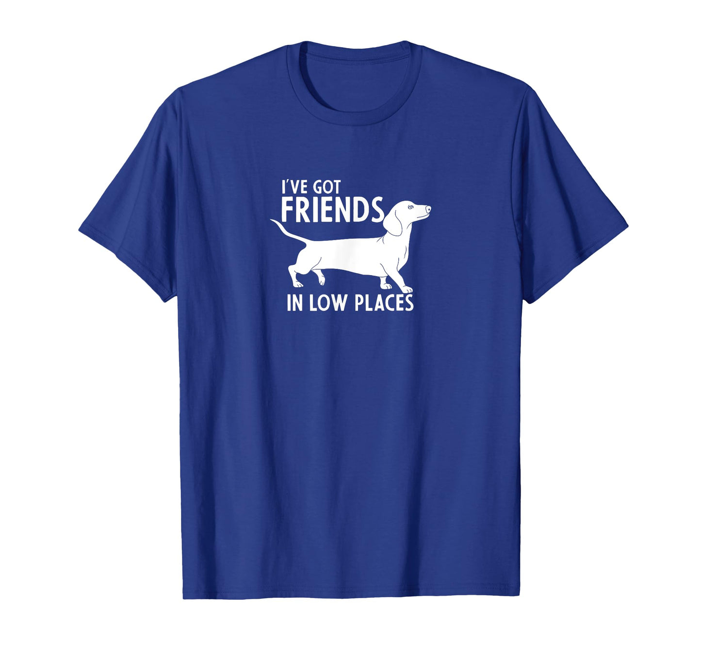 Dachshund I've Got Friends in Low Places Cute Dog Lover T-Shirt