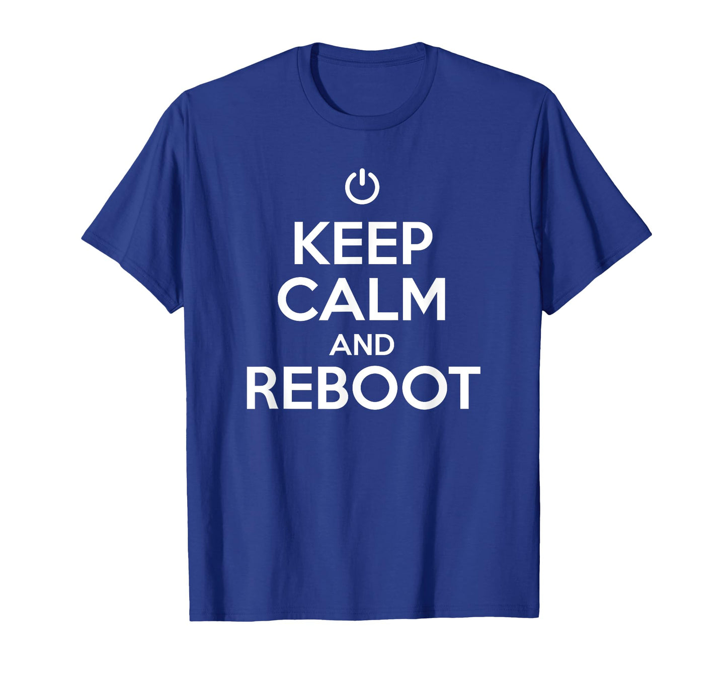 keep calm and reboot help desk and costumer support funny T-Shirt