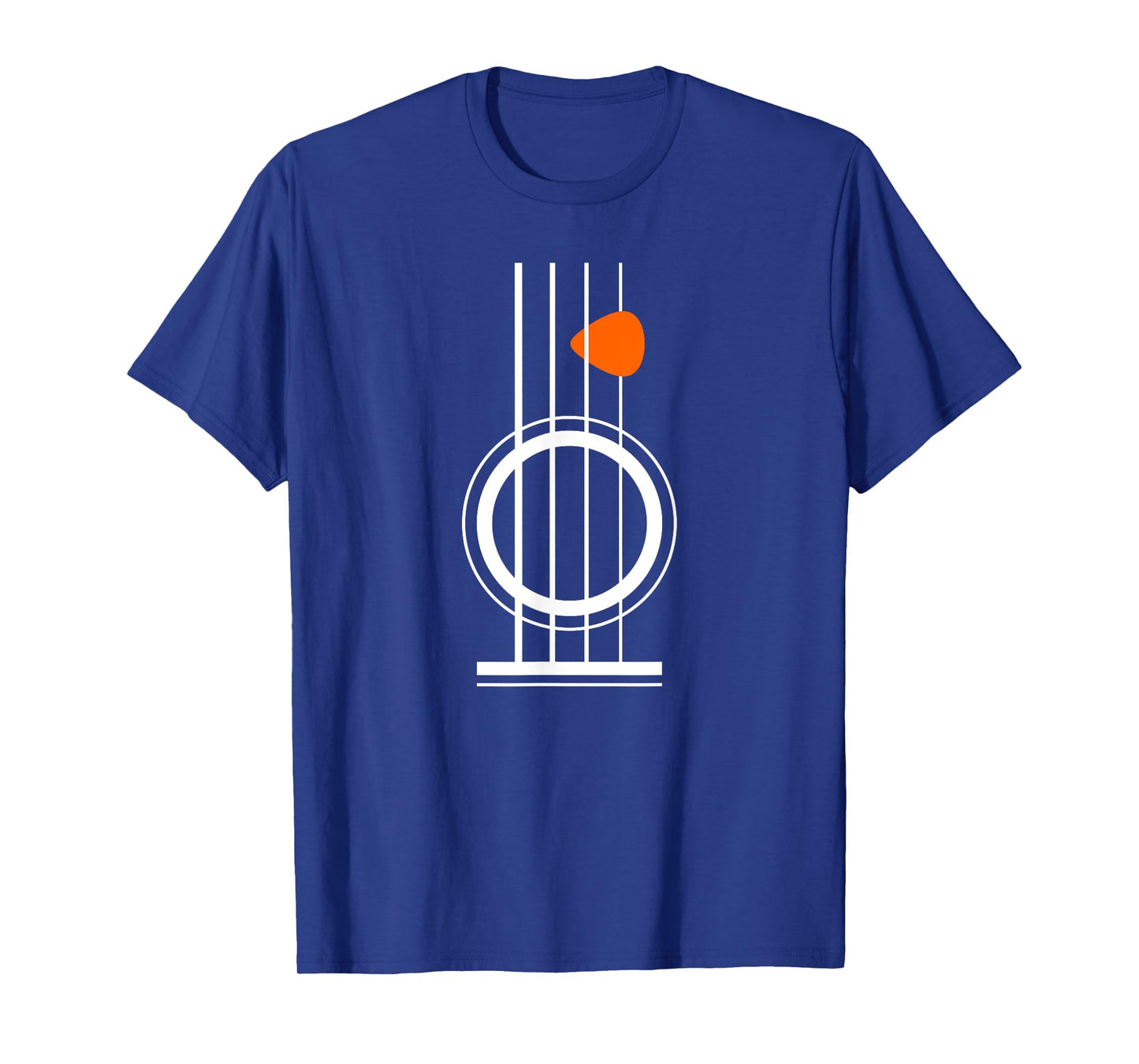 4 Strings & Pick / Plectrum - Bass Guitar Player or Bassist T-Shirt