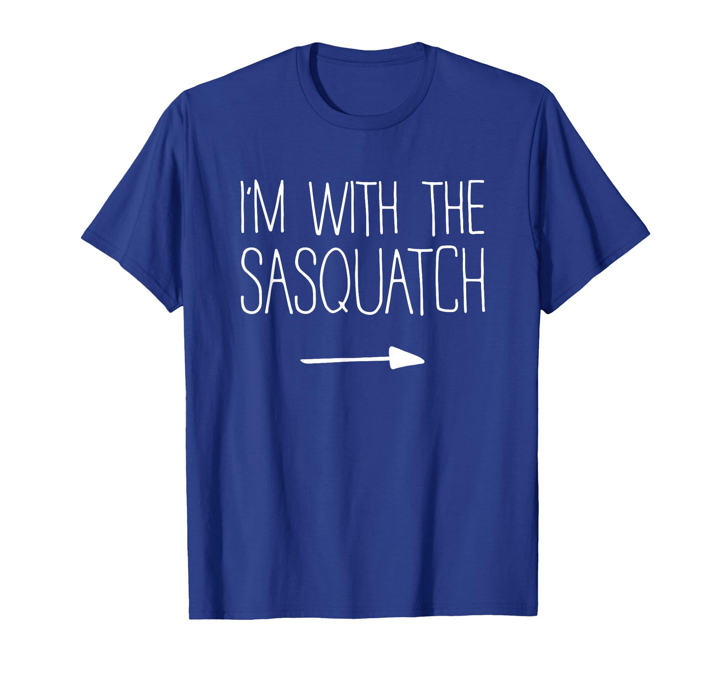I'm With The Sasquatch Shirt Adult Kids Men Women Costume T-Shirt