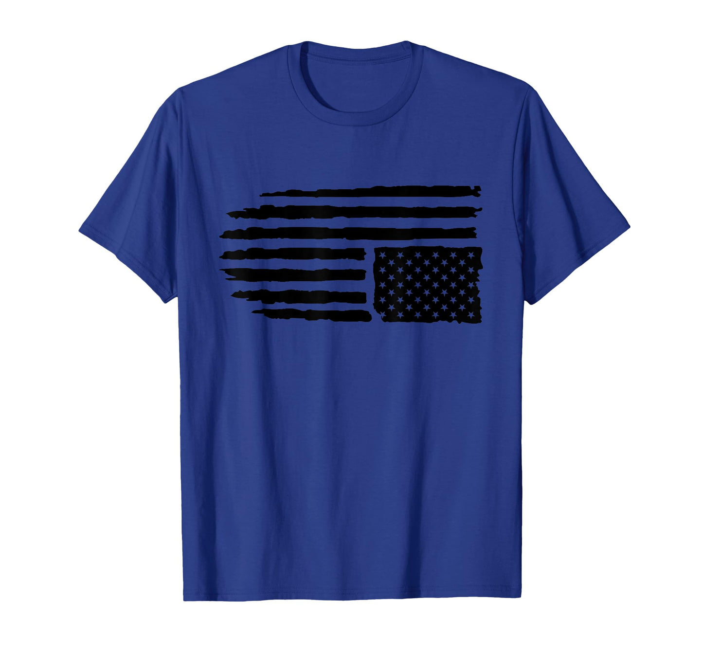 Upside Down American Flag Distressed In Distress Pro Trump T-Shirt for Women Men