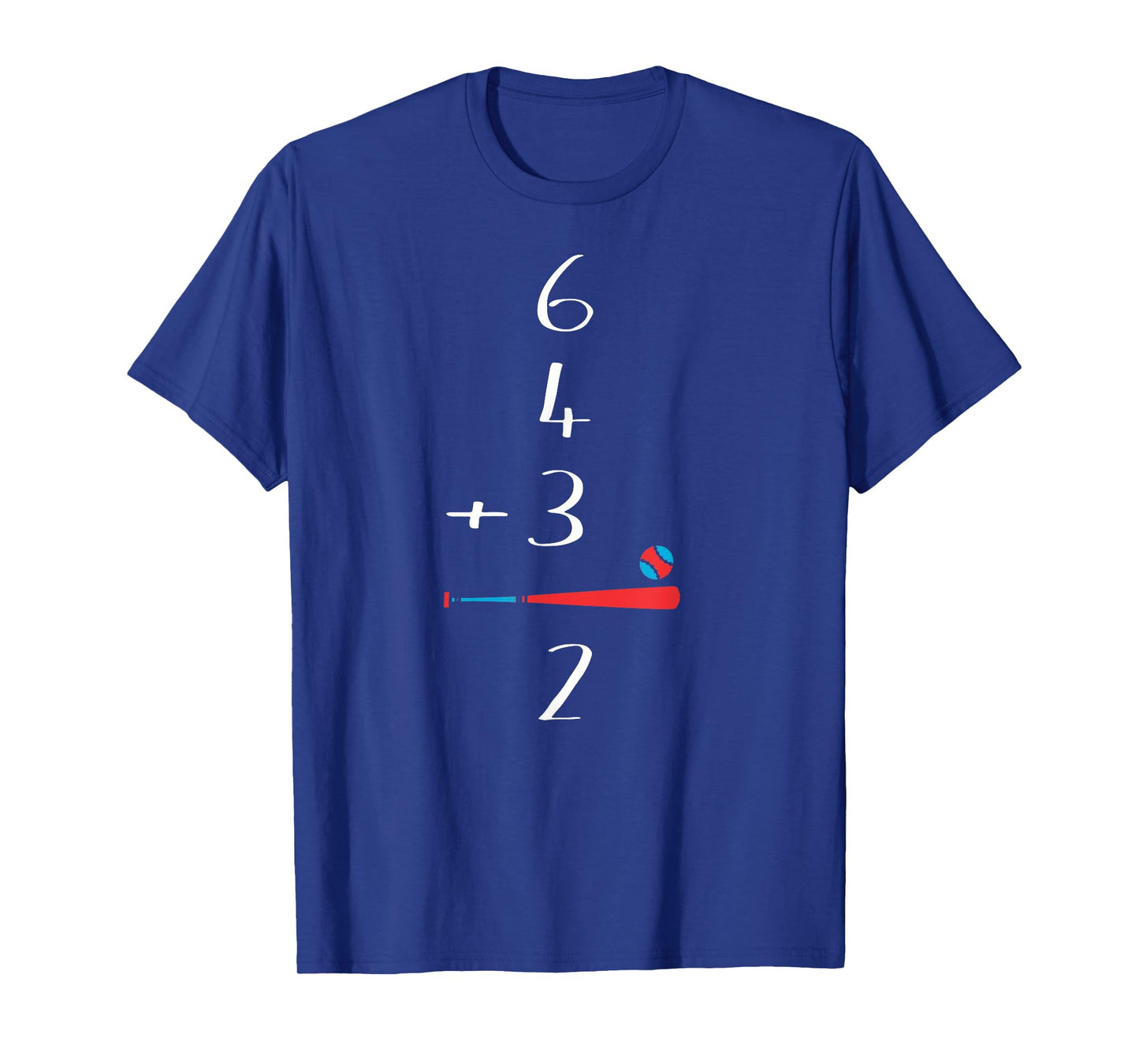 6 4 3 2 Double Play Baseball T-Shirt