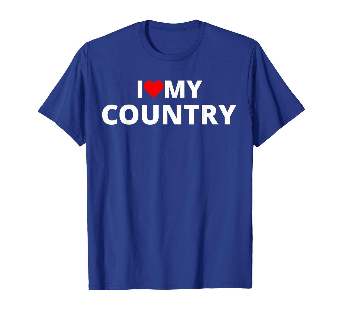 I Love My Country (Red Heart) T-Shirt
