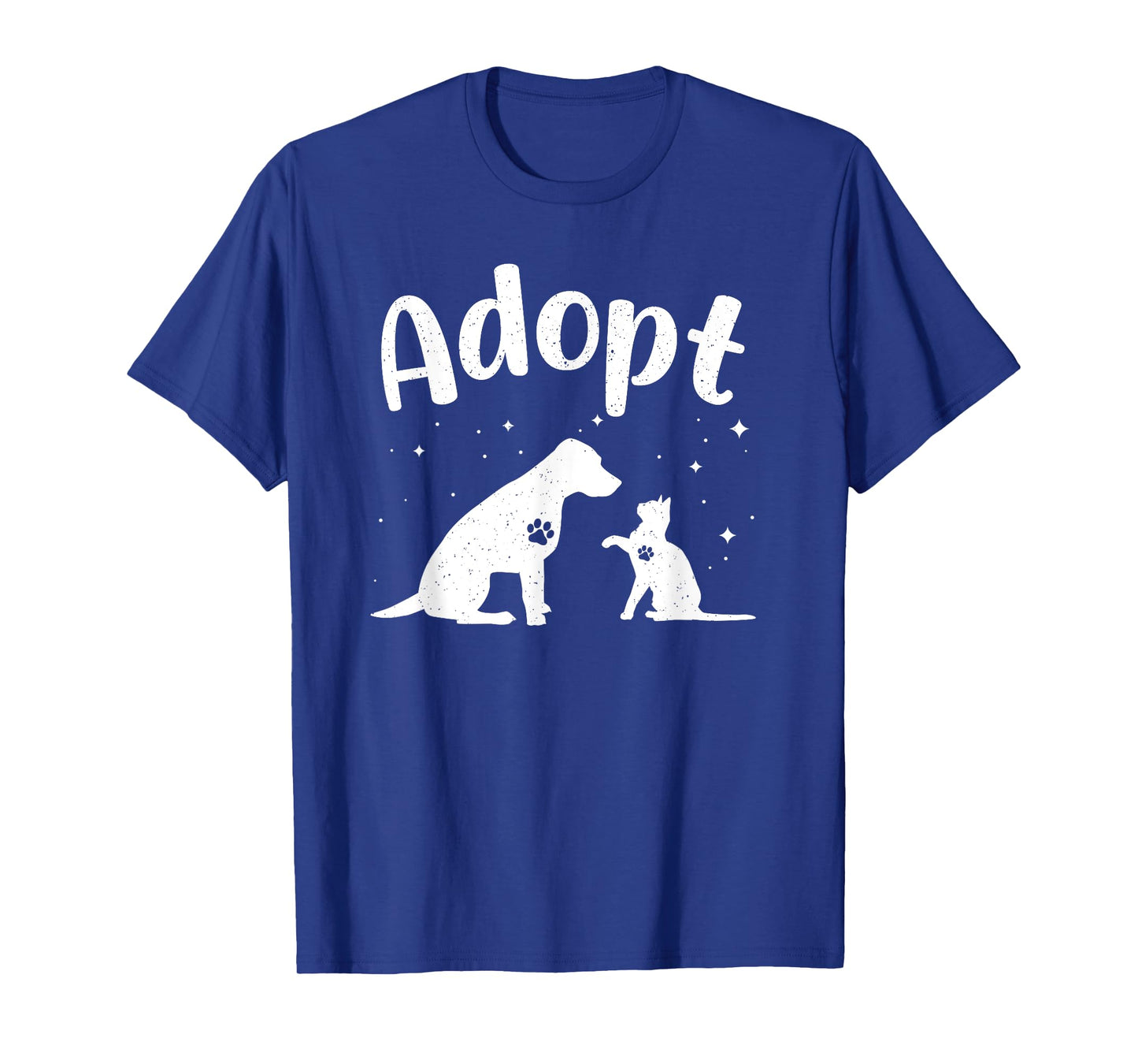 Dog Adopt Art For Men Women Cat Rescue Pet Animal Adoption T-Shirt