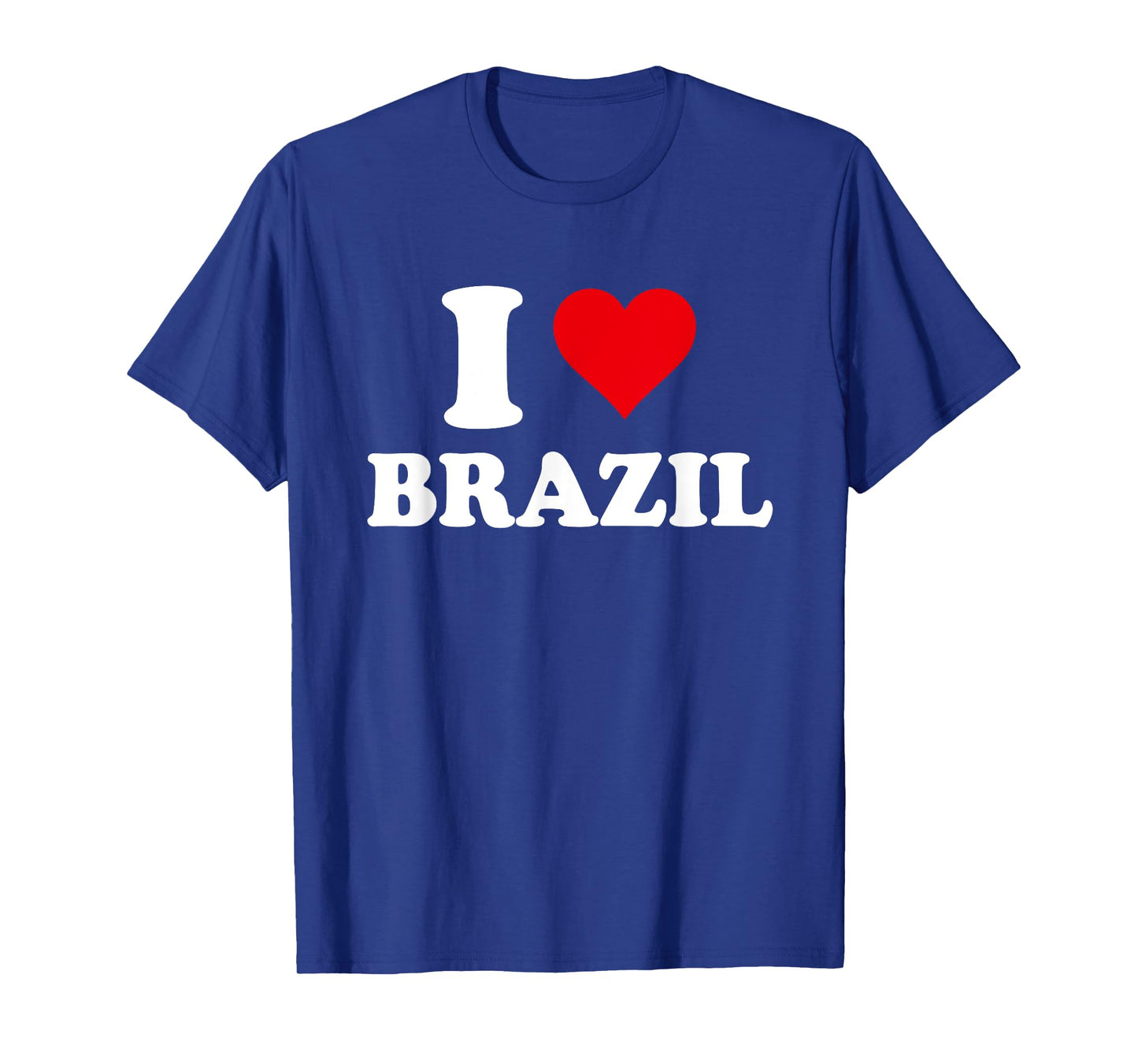 I Love Brazil Heart Brazilian Gift T-Shirt