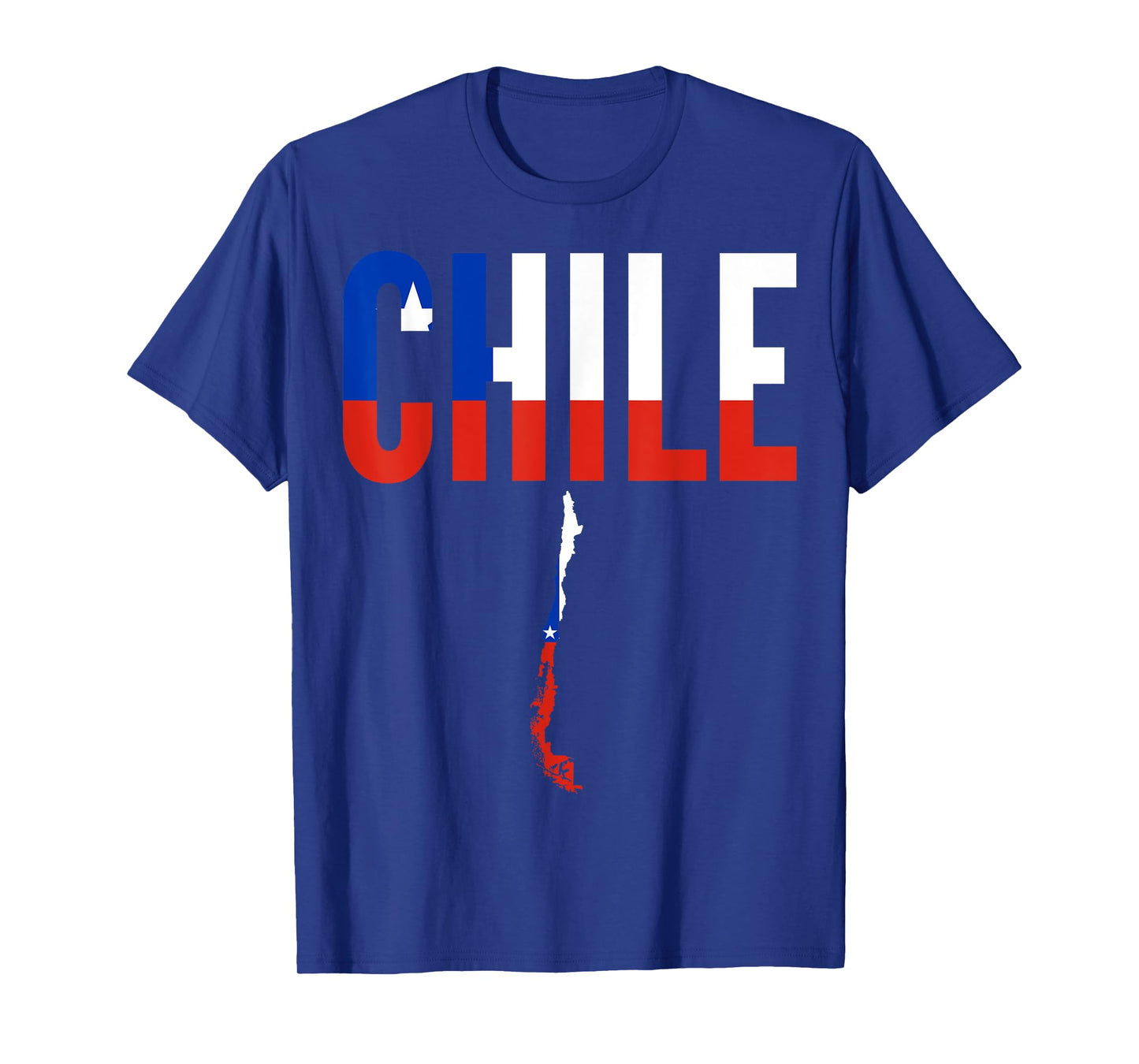 Chilean - Chile Country Map Flag T-Shirt