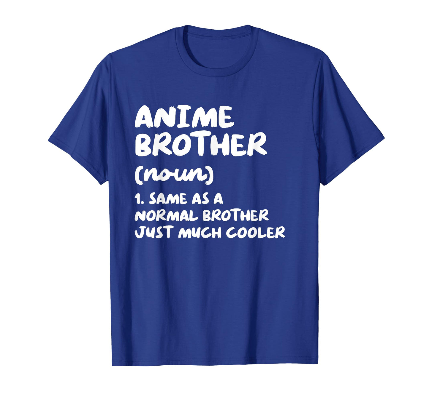 Anime Brother Funny Typography Gifts Unisex-Adults Black Distressed Kawaii Grunge Pastel Goth Lightweight Classic Fit Anime T-Shirt Small