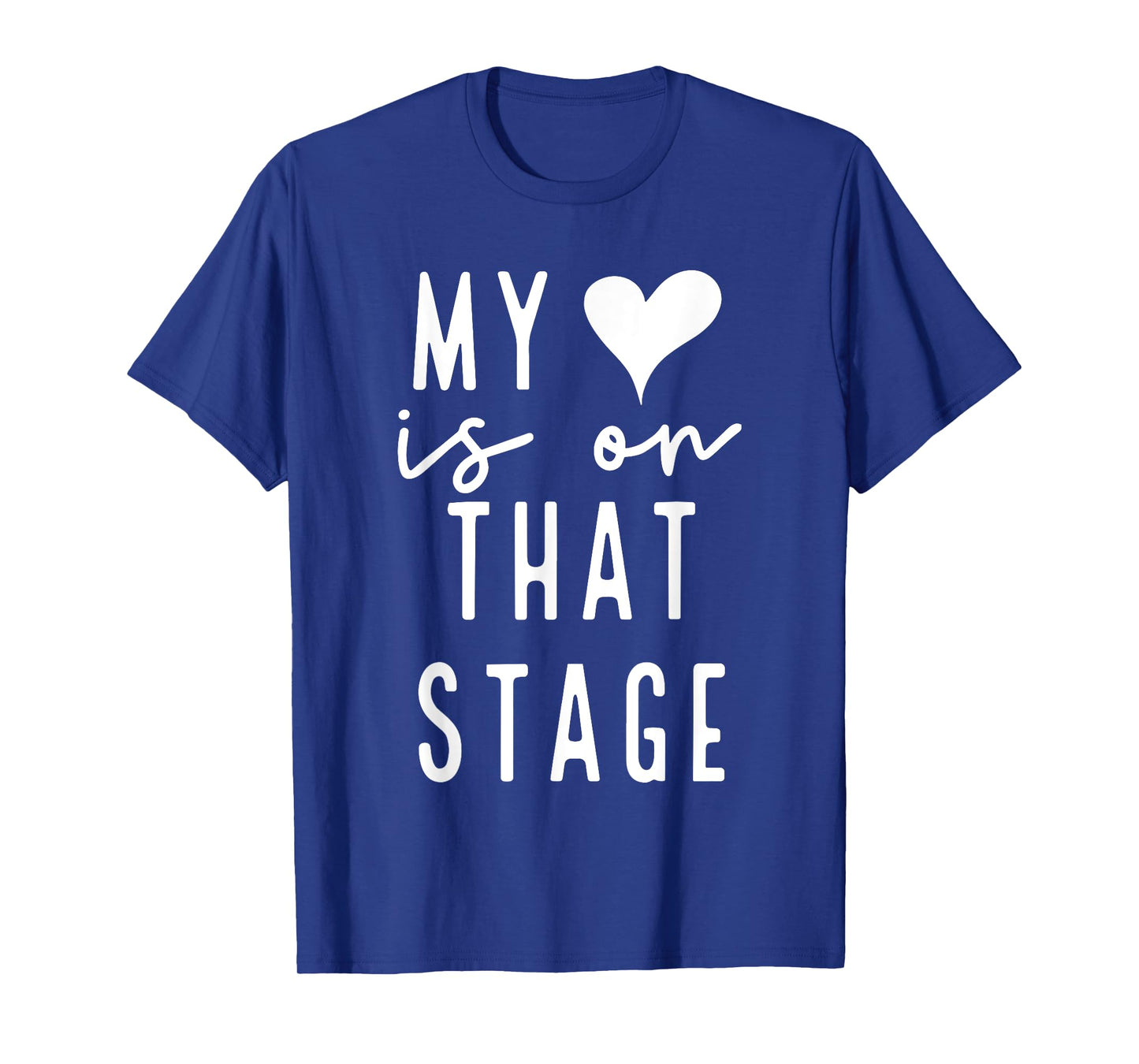 Dance Mom Retro My Heart Is On That Stage Dance Recital T-Shirt