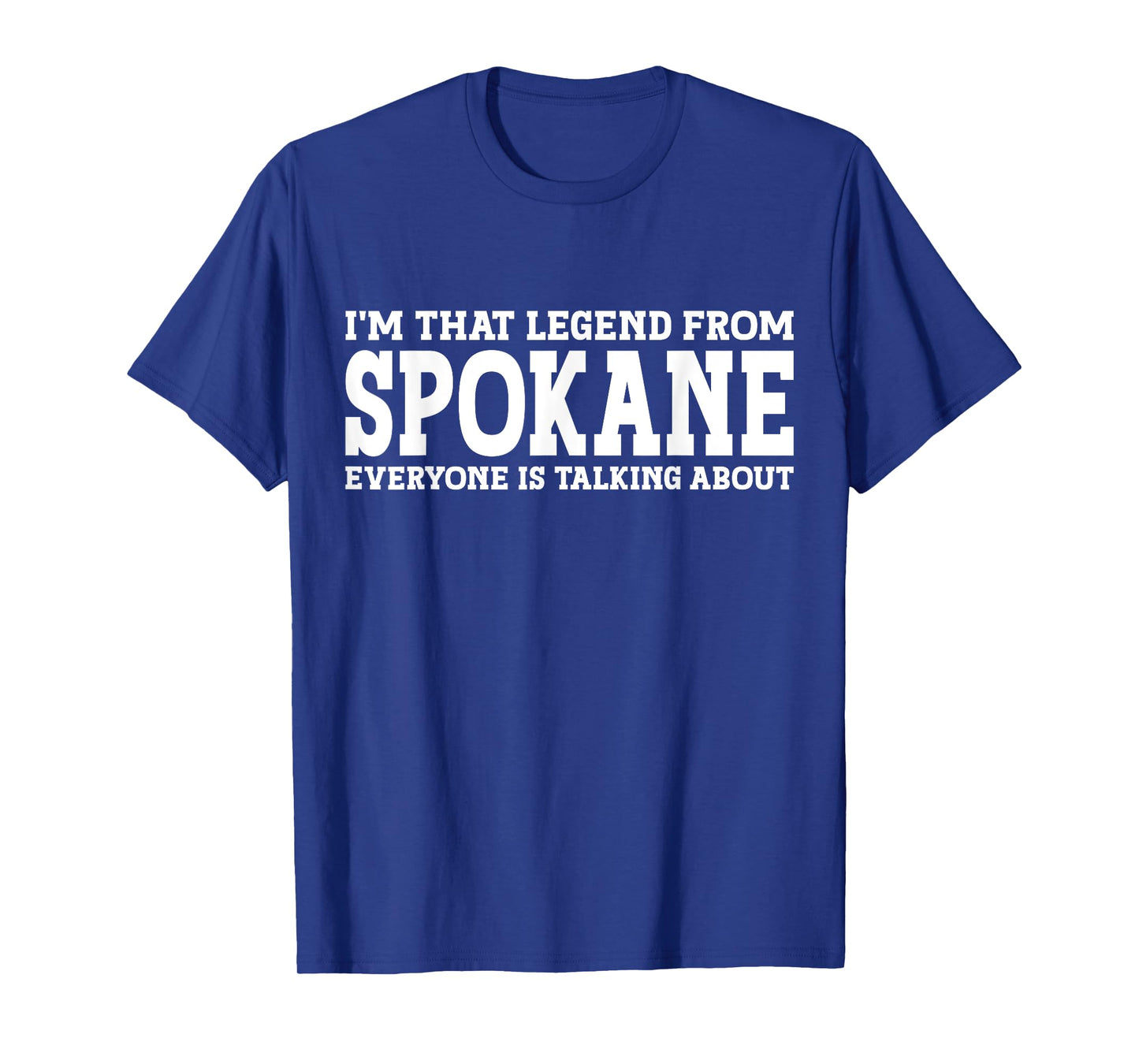 Spokane Hometown WA Washington Home Roots Funny City Spokane T-Shirt