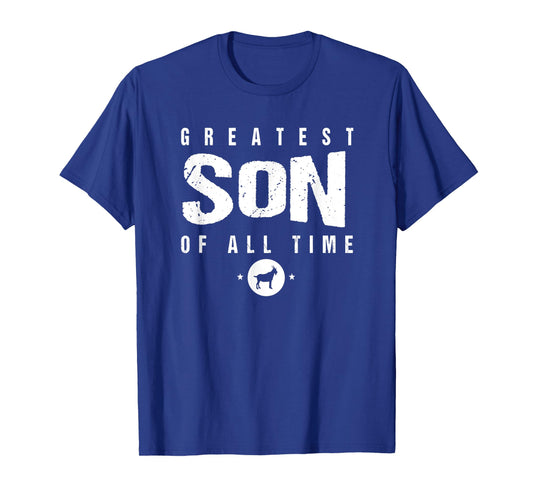 #1 Greatest Son of All Time Gift from Mom Greatest Son Goat T-Shirt