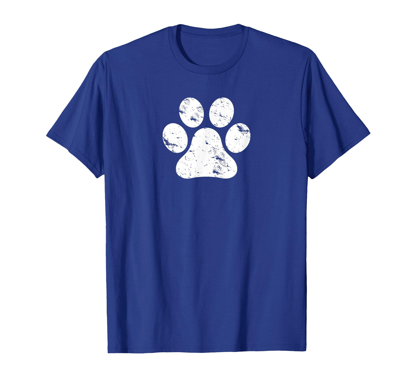 Vintage Distressed Dog Paw Men's And Women's Gift T-Shirt T-Shirt