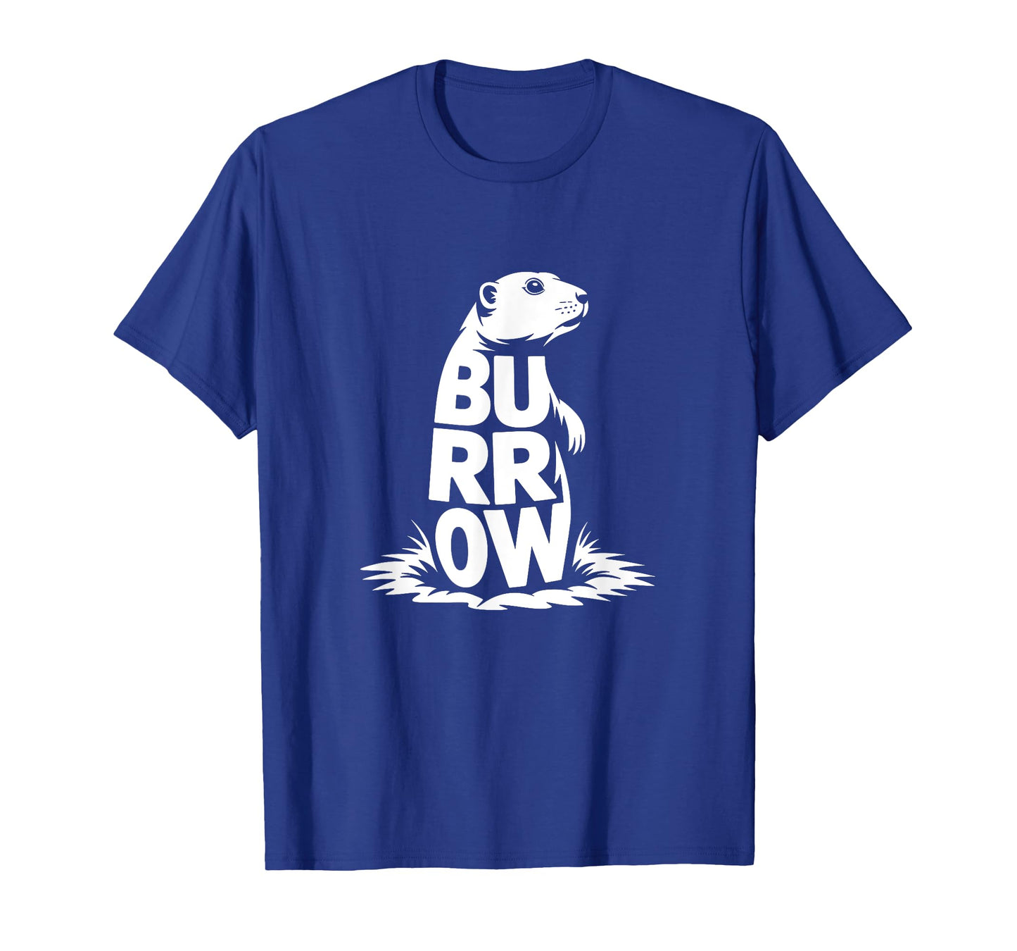 Burrow Prairie Dog Word Art - Introvert Nature Retreat Men Women Kids T-Shirt