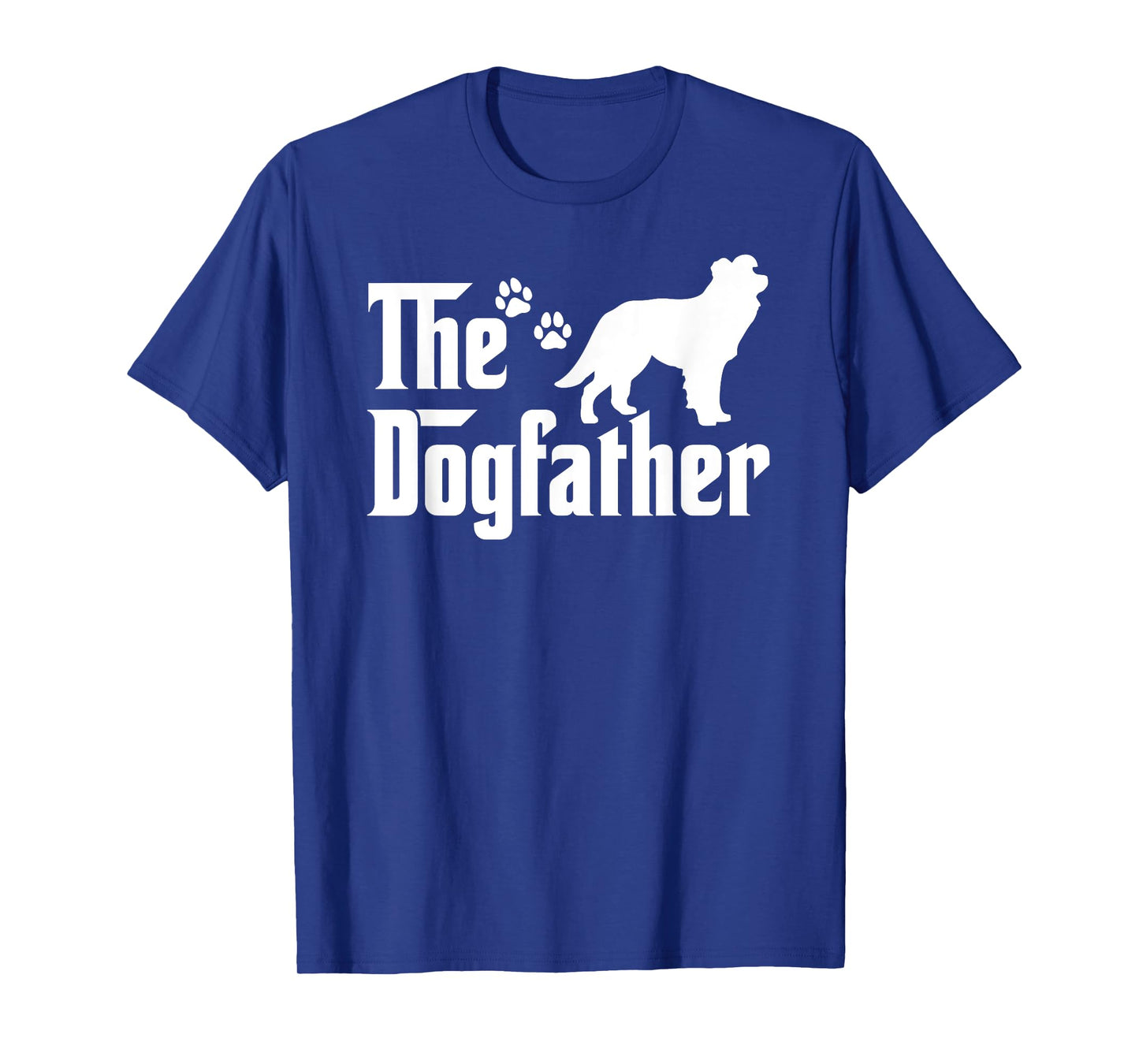 The Dogfather Tee Fathers day Gift Dog Lover Border Collie T-Shirt