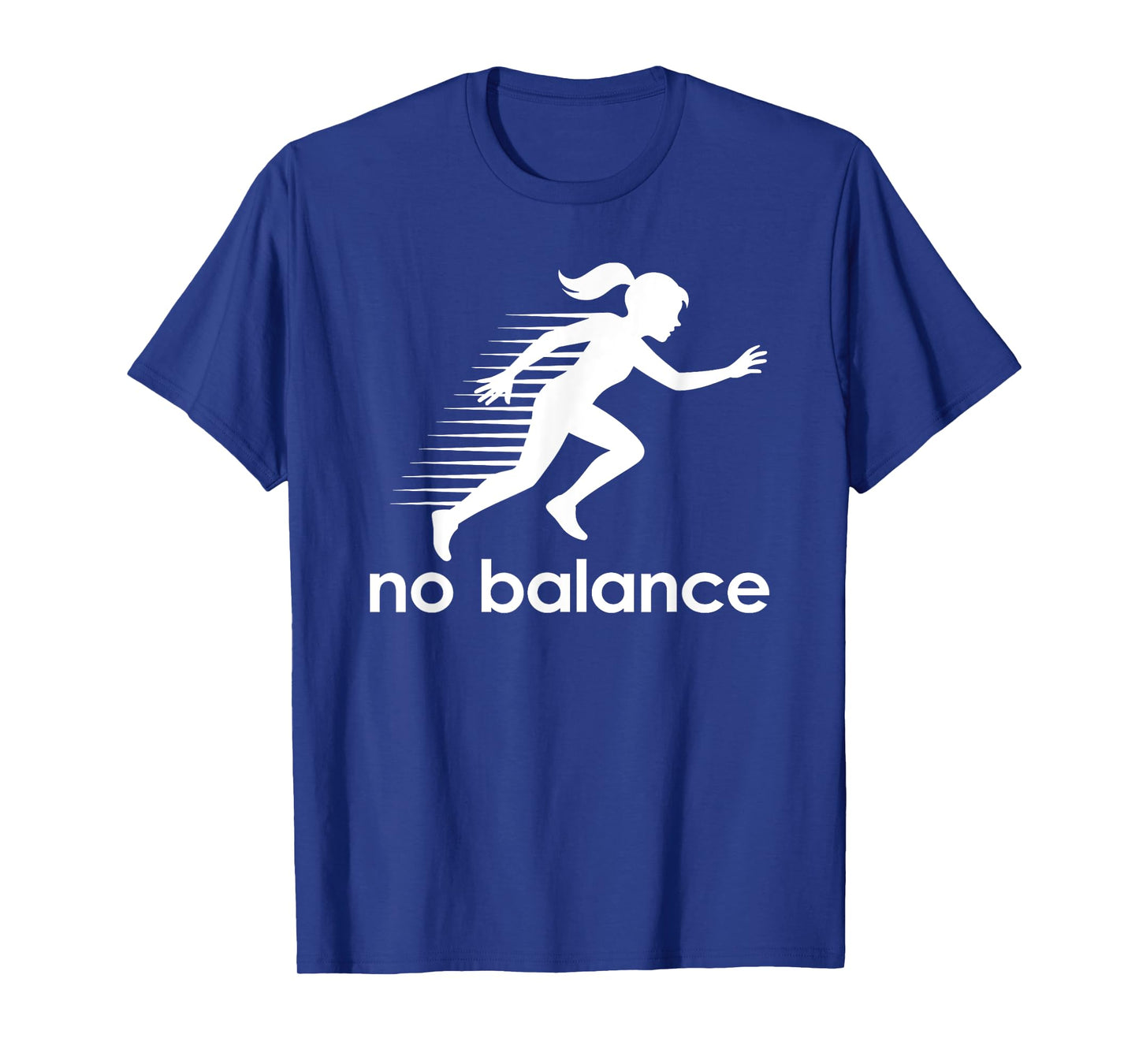 No Balance - Funny Sneaker Pun Graphic Girl Falling T-Shirt