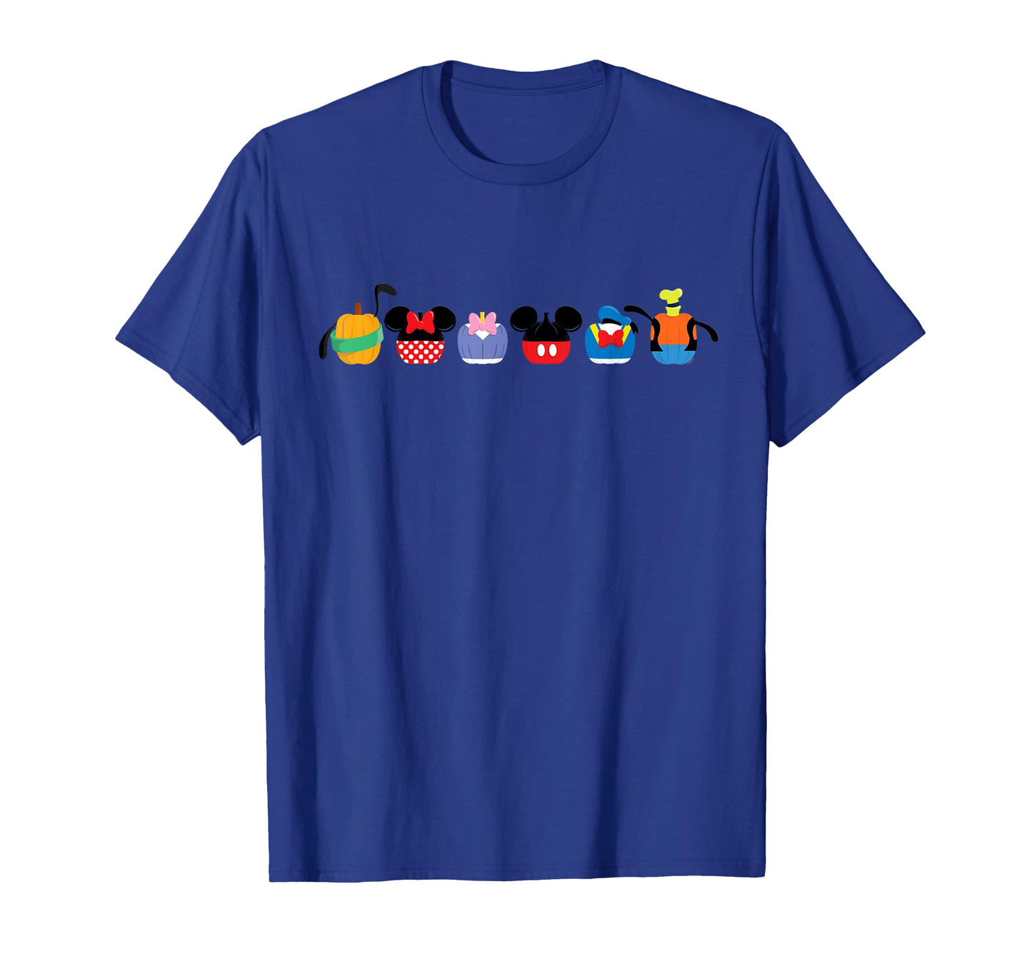 Disney Mickey Mouse and Friends Halloween Pumpkin Lineup T-Shirt