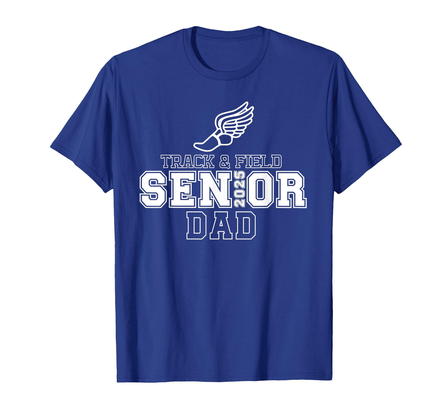 Track & Field Senior Dad 2025 Graduation Year T-Shirt