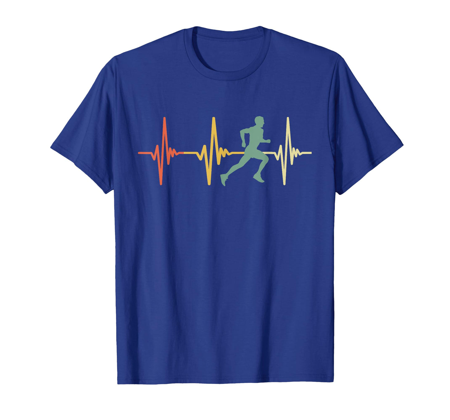 Cross Country Shirt Retro Heartbeat Running Runner T-Shirt