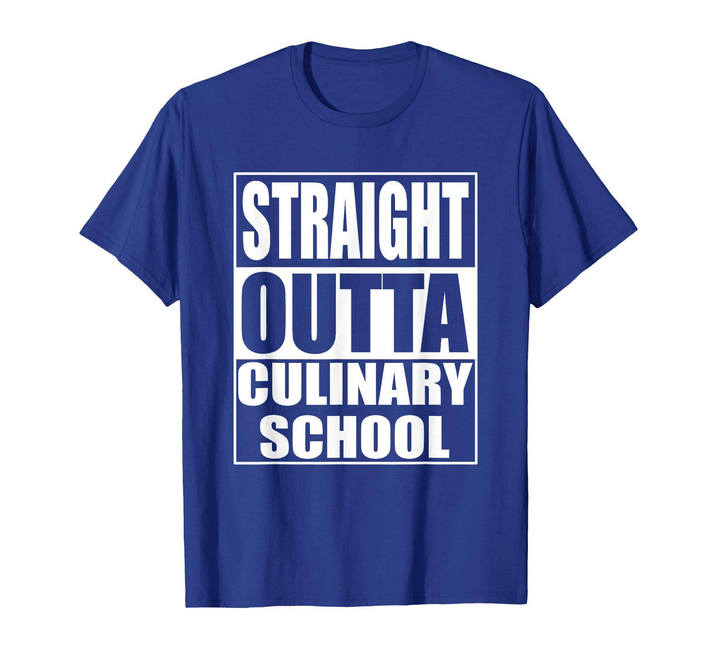 Funny Straight Outta Culinary School Graduation Gift T-Shirt