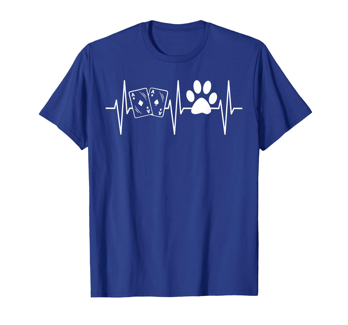 Poker Dog Shirt Funny Dog Lover Poker Player Poker Cards T-Shirt