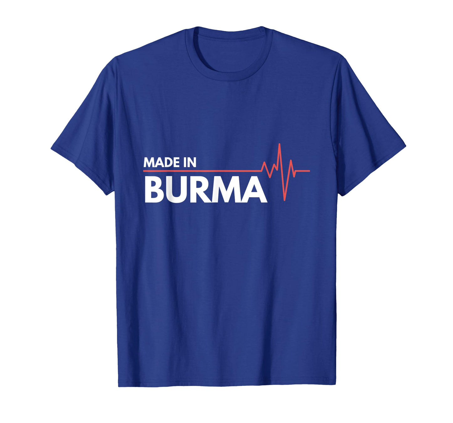Made In Burma Former Country Heartbeat T-Shirt