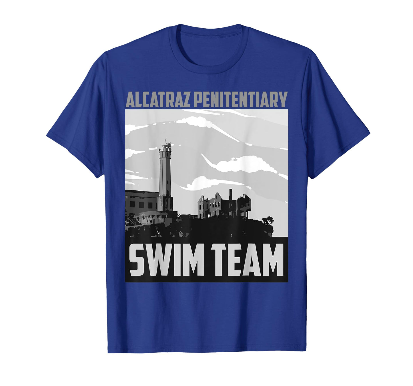 Cute Fancy Alcatraz Penitentiary Swim Team Shirt Gift T-Shirt