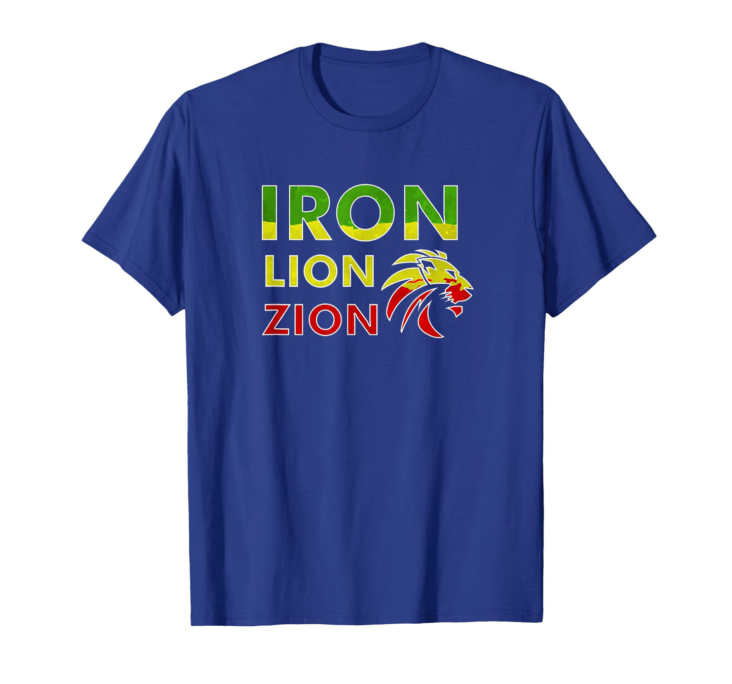 Iron, Lion, Zion, Jamaica, Rasta T-Shirt